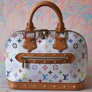 Louis Vuitton Alma PM Multicolor Takashi Murakami
